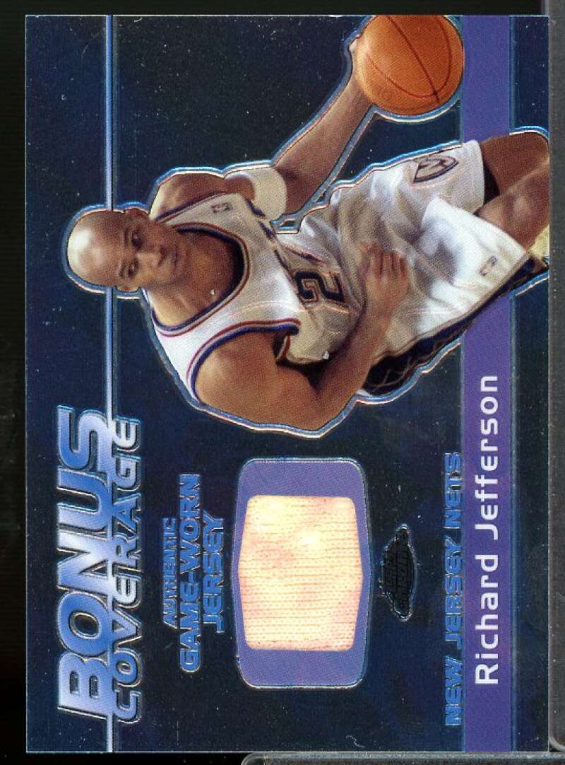 Richard Jefferson C Card 2003-04 Topps Chrome Bonus Coverage Relics #RJ  Image 1