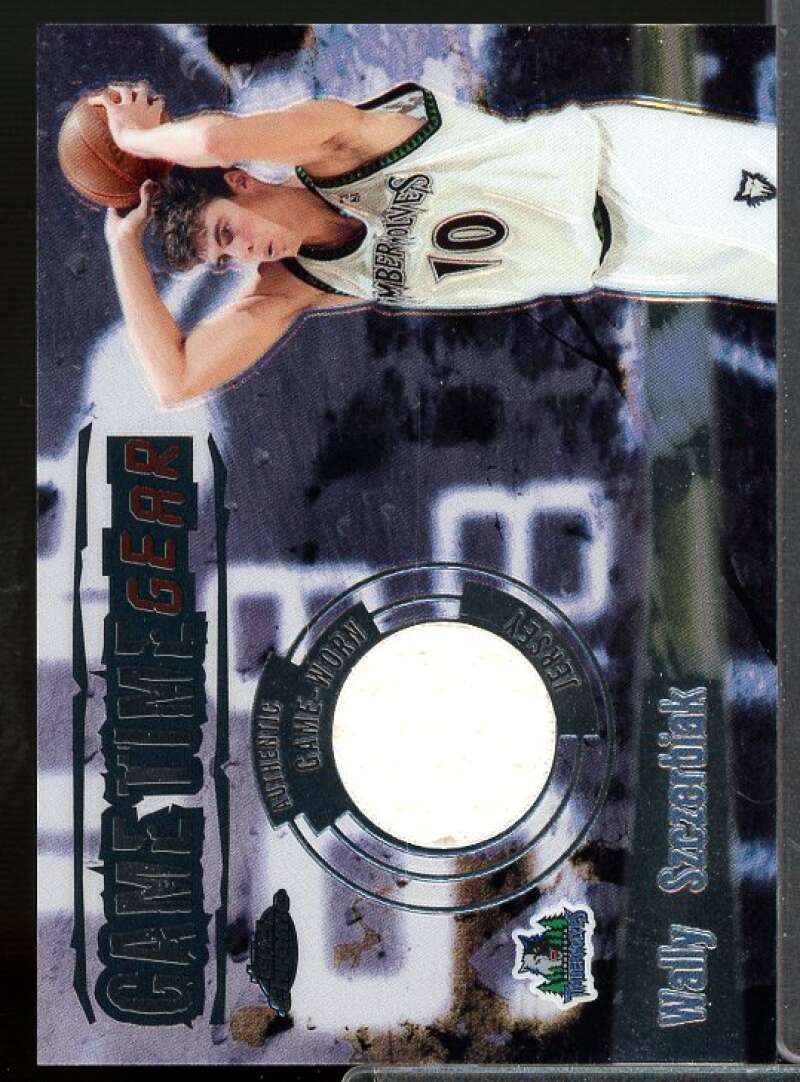 Wally Szczerbiak C Card 2003-04 Topps Chrome Gametime Gear Relics #WS  Image 1