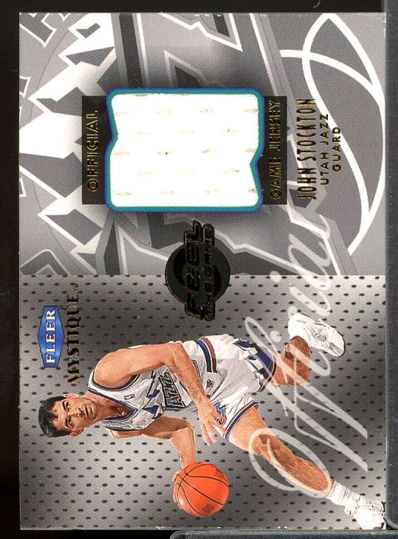 John Stockton Card 1999-00 Fleer Mystique Feel the Game #11  Image 1