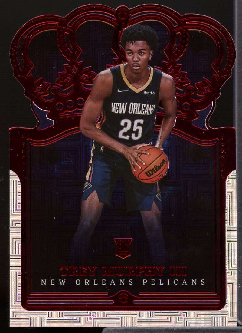 Trey Murphy III Rookie Card 2021-22 Crown Royale Asia Red #23  Image 1
