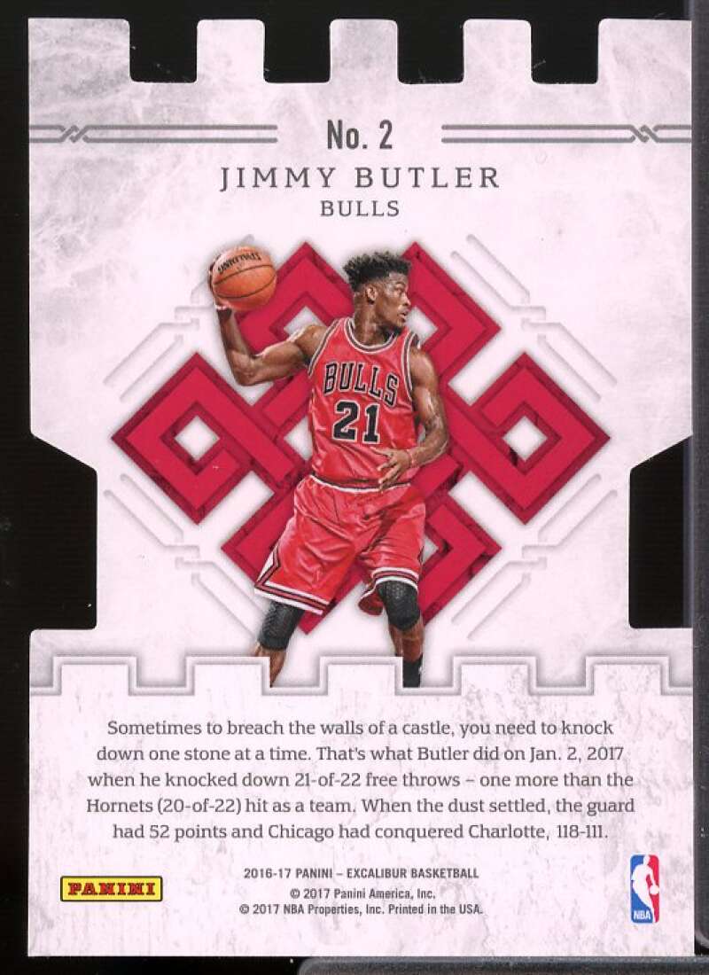 Jimmy Butler Card 2016-17 Panini Excalibur Storm the Castle #2  Image 2
