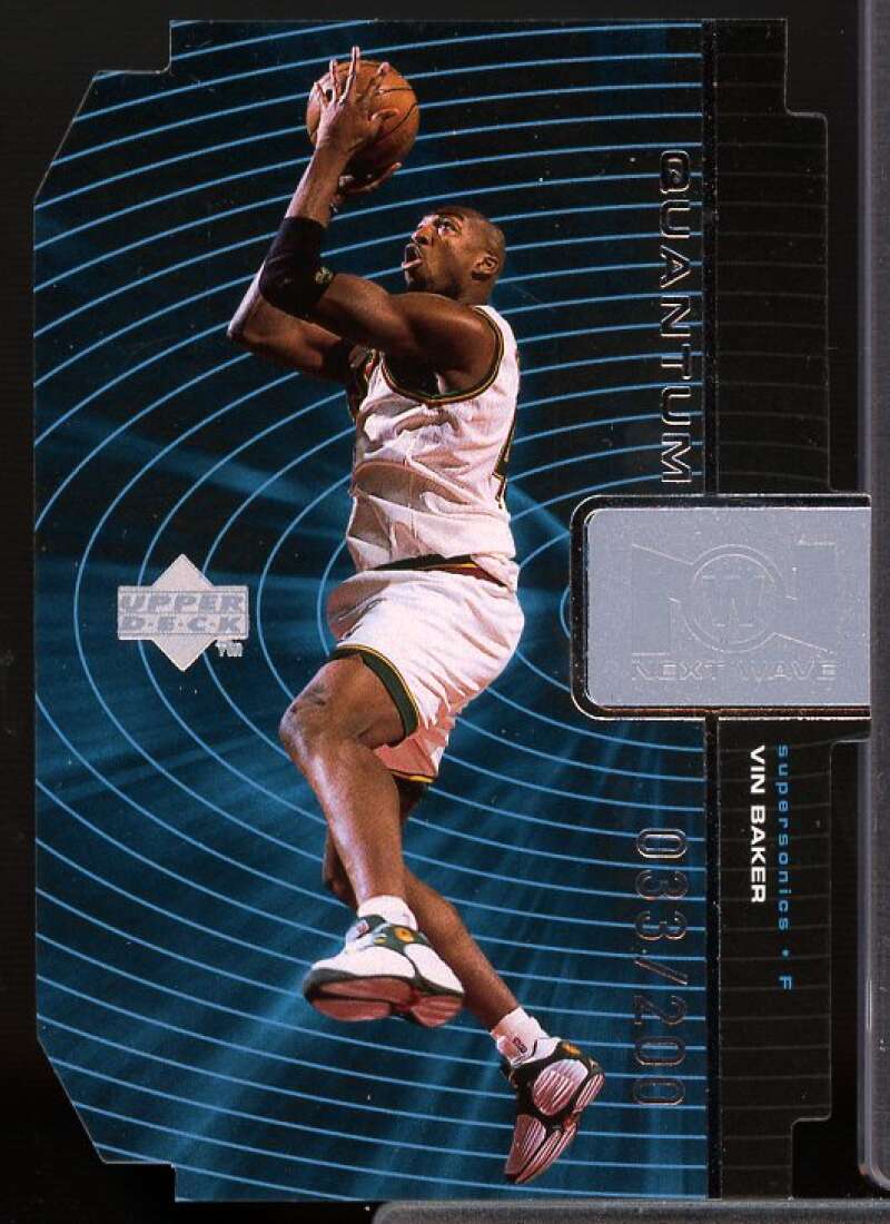Vin Baker Card 1998-99 Upper Deck Next Wave Silver #NW30  Image 1