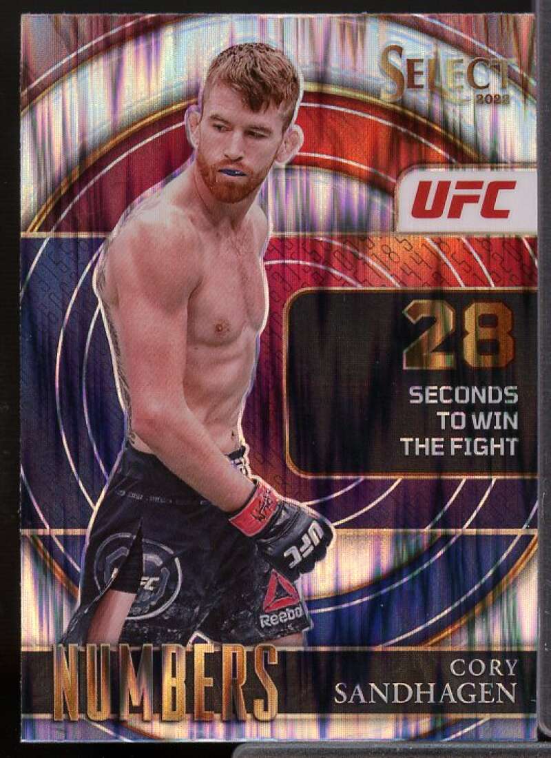 Cory Sandhagen Card 2022 Select UFC Select Numbers Prizms Flash #6  Image 1