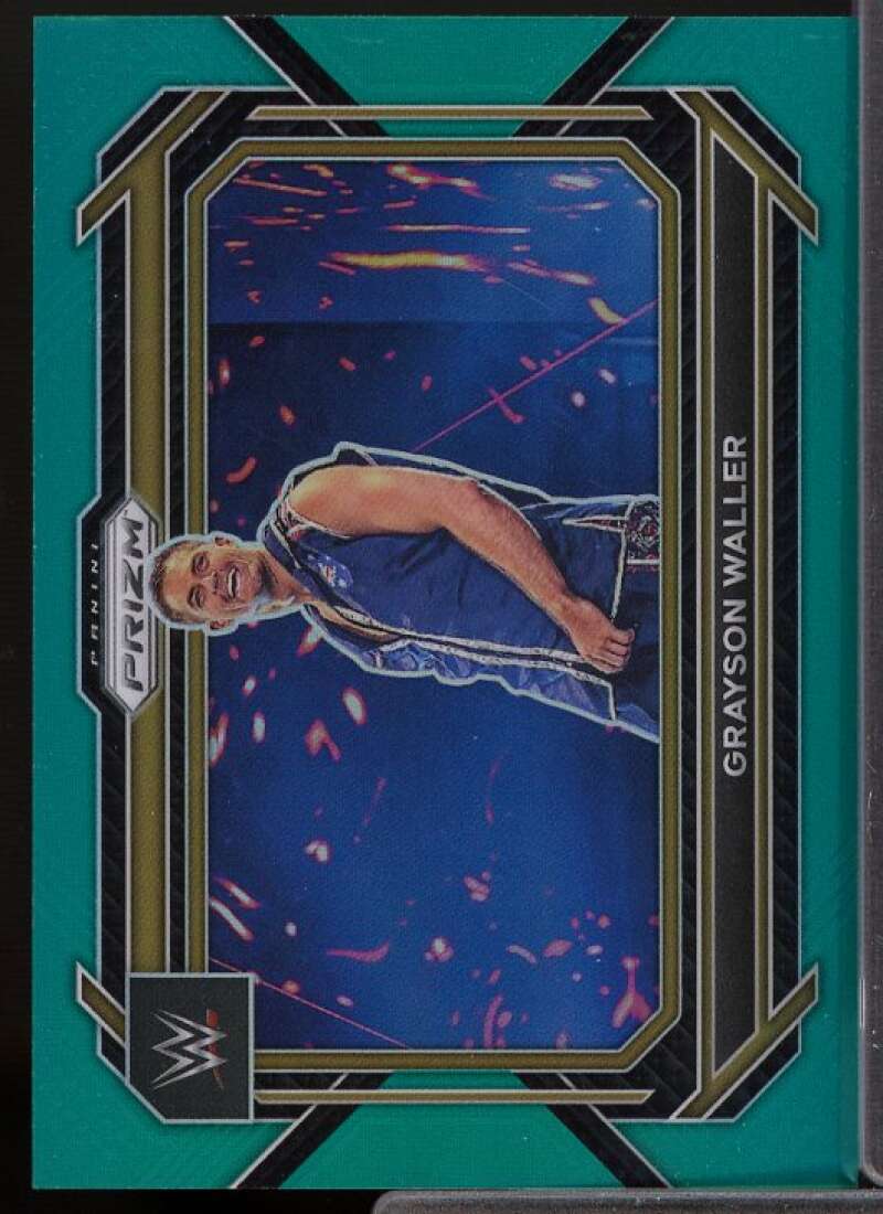 Grayson Waller Card 2023 Panini Prizm WWE Prizms Teal #52  Image 1