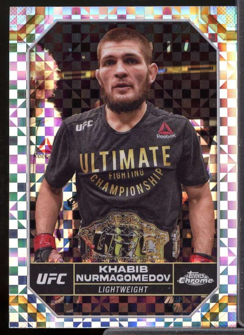 Khabib Nurmagomedov Card 2024 Topps Chrome UFC X-Fractors #112  Image 1