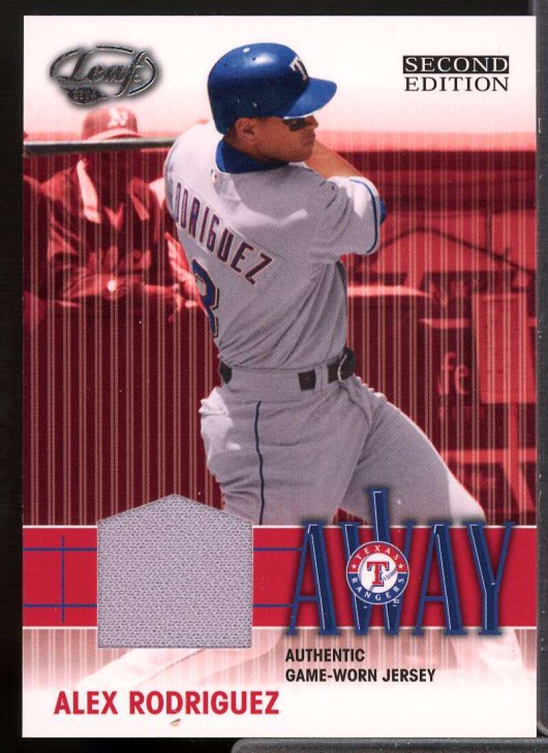 Alex Rodriguez A Card 2004 Leaf Home/Away Second Edition #3A  Image 1