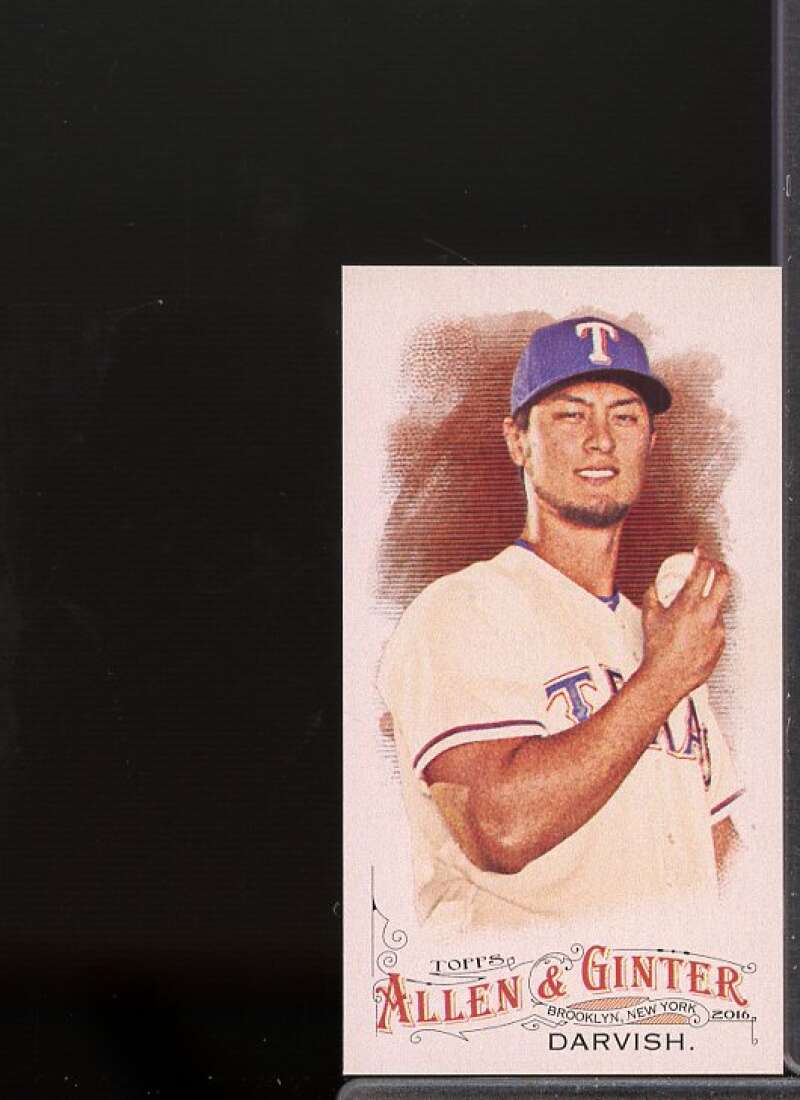 Yu Darvish Card 2016 Topps Allen and Ginter Mini #306  Image 1