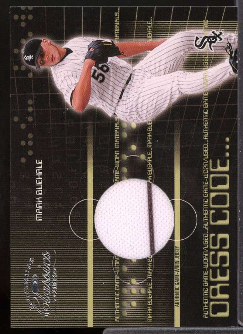 Mark Buehrle Jsy Card 2003 Donruss Classics Dress Code #41  Image 1