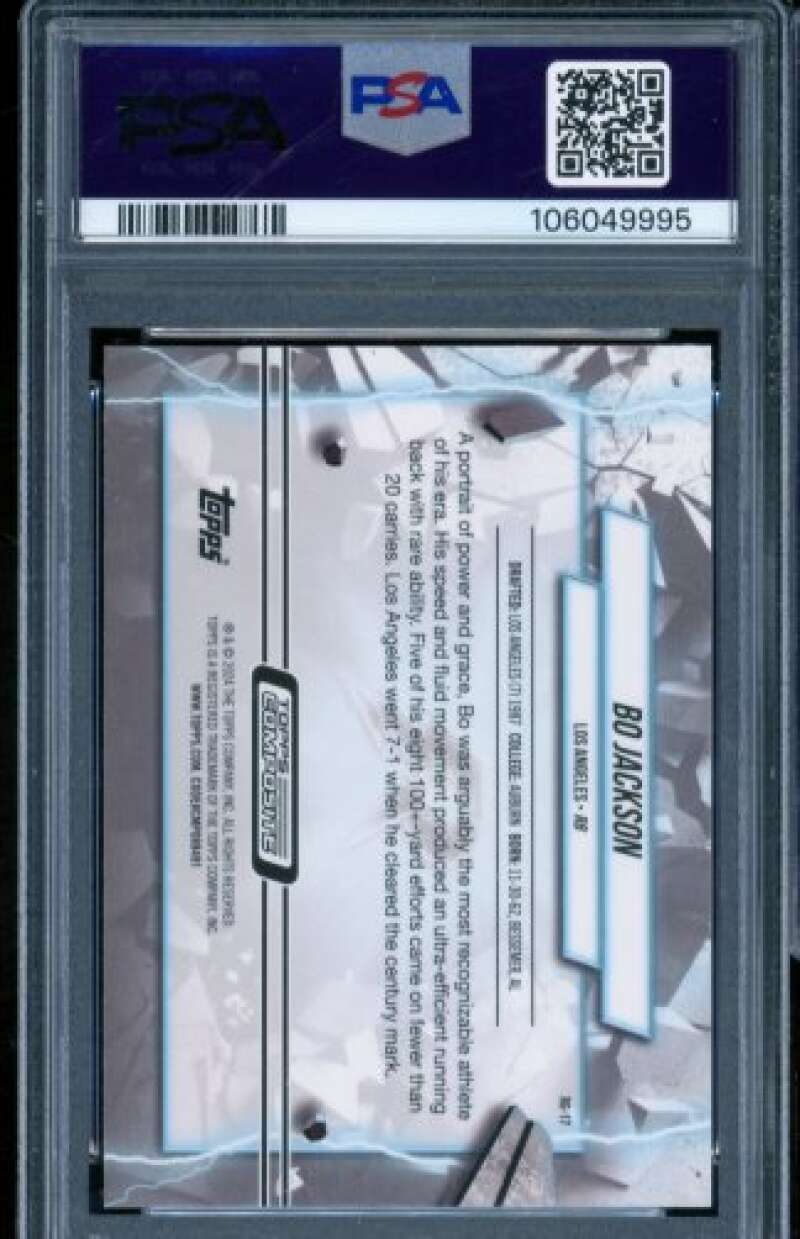 Bo Jackson Card 2023 Topps Composite Resurgence Grounded (pop 3) #RG17 PSA 10 Image 2