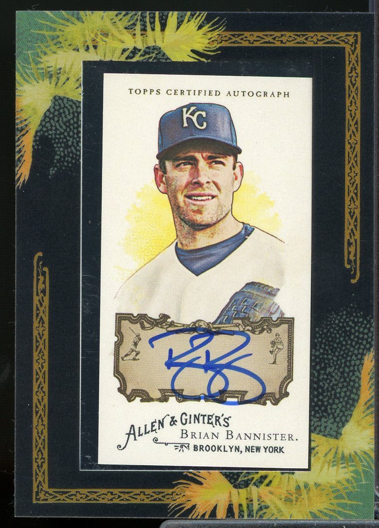 Brian Bannister C Card 2008 Topps Allen and Ginter Autographs #BPB  Image 1