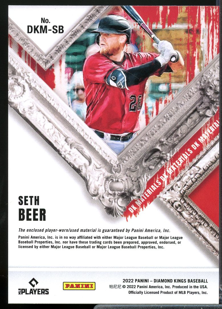 Seth Beer Card 2022 Diamond Kings DK Materials #26  Image 2
