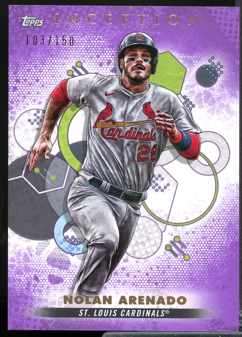 Nolan Arenado Card 2022 Topps Inception Purple #45  Image 1