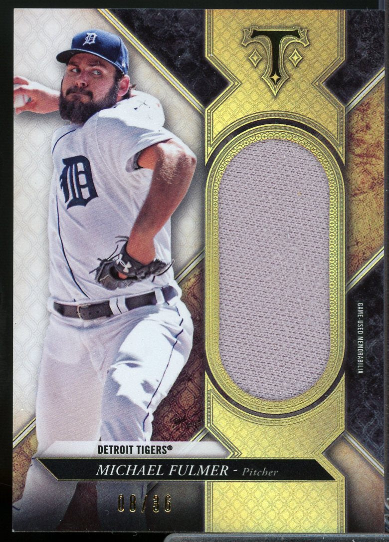 Michael Fulmer Card 2017 Topps Triple Threads Unity Jumbo Relics #SJRMFU  Image 1