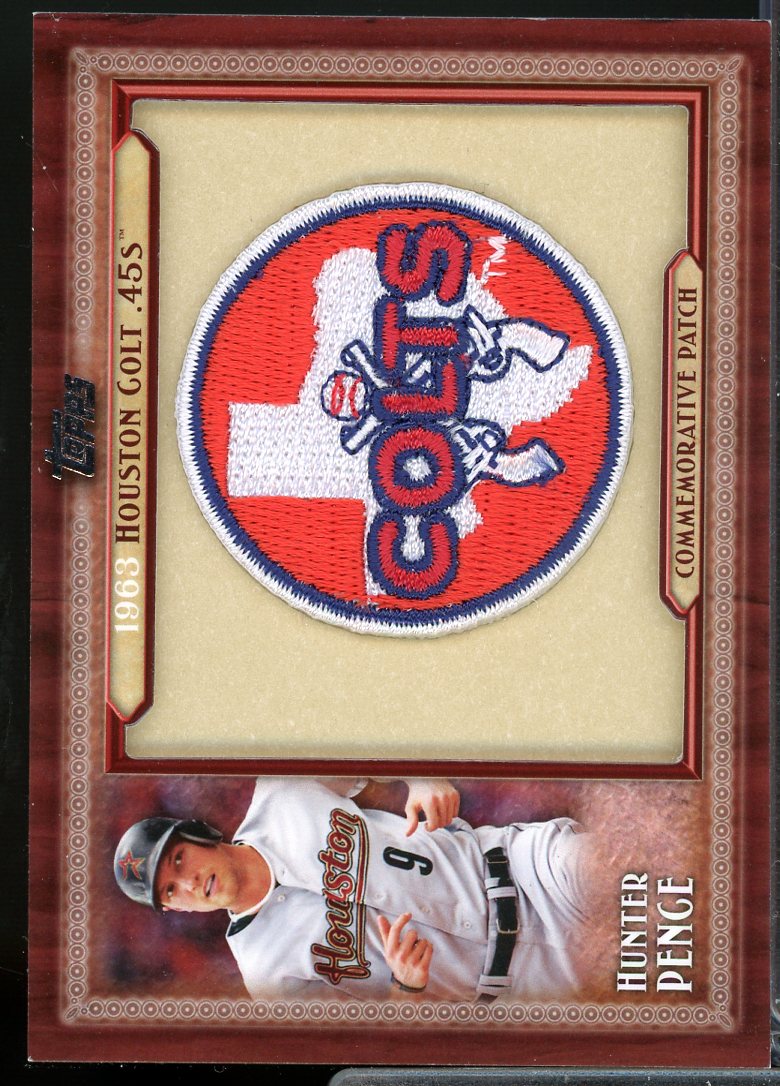 Hunter Pence Card 2011 Topps Commemorative Patch #HP  Image 1