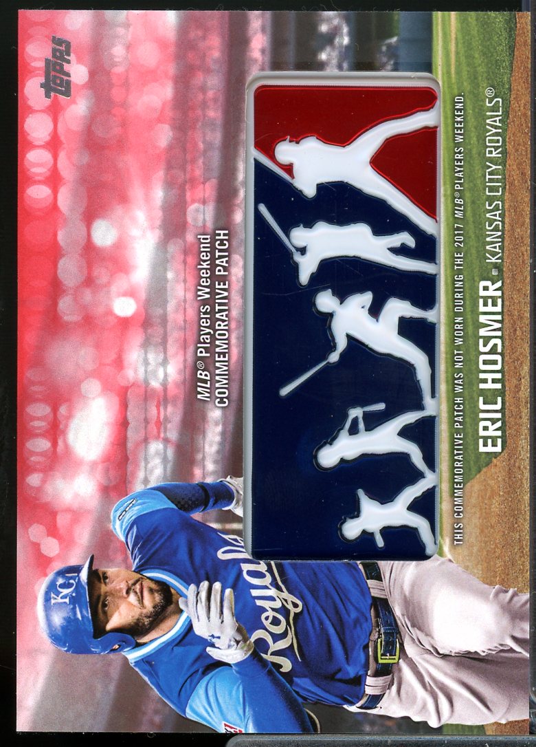 Eric Hosmer Card 2018 Topps Players Weekend Patches Red #PWPEH  Image 1