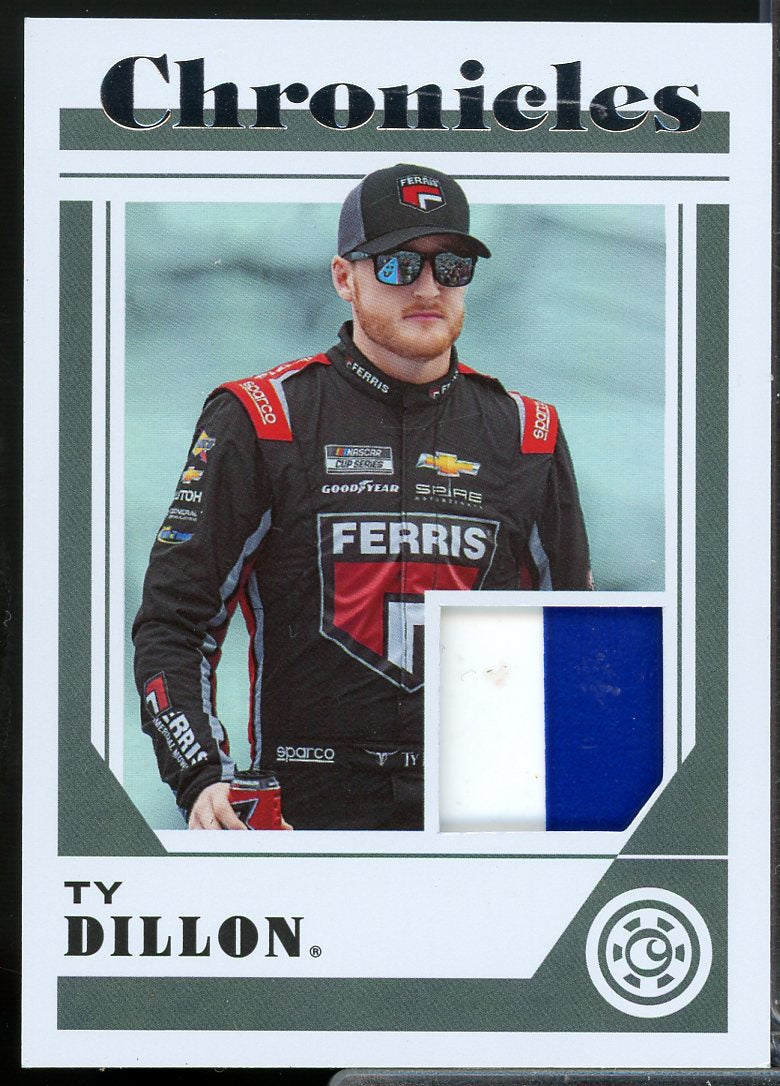 Ty Dillon Card 2023 Panini Chronicles Swatches #6  Image 1