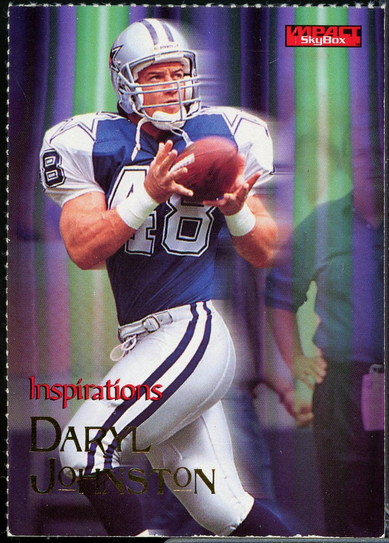 Daryl Johnston Inspiration Card 1996 SkyBox Impact Samples #S3  Image 1