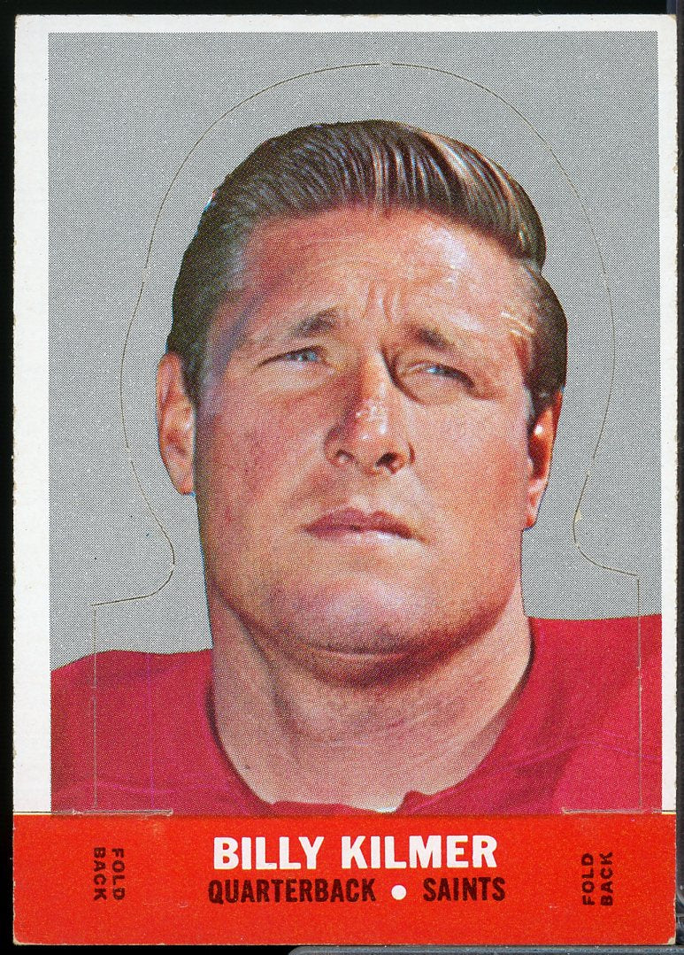 Billy Kilmer Card 1968 Topps Stand-Ups Inserts #12  Image 1