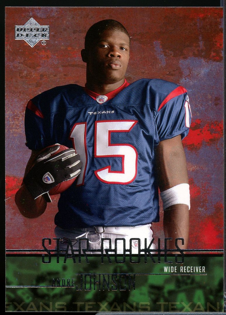 Andre Johnson Rookie Card 2003 Upper Deck #253  Image 1