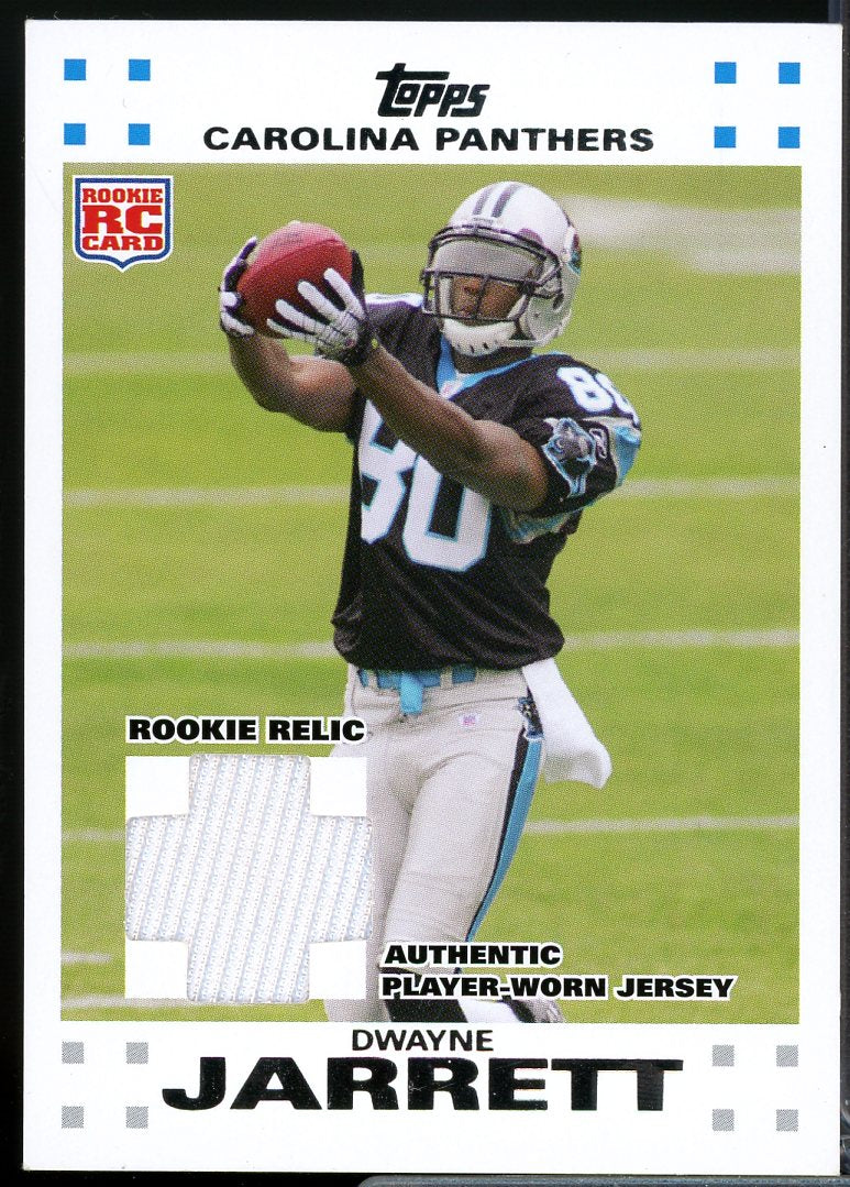 Dwayne Jarrett Rookie Card 2007 Topps Exclusive Rookies Jerseys #16  Image 1