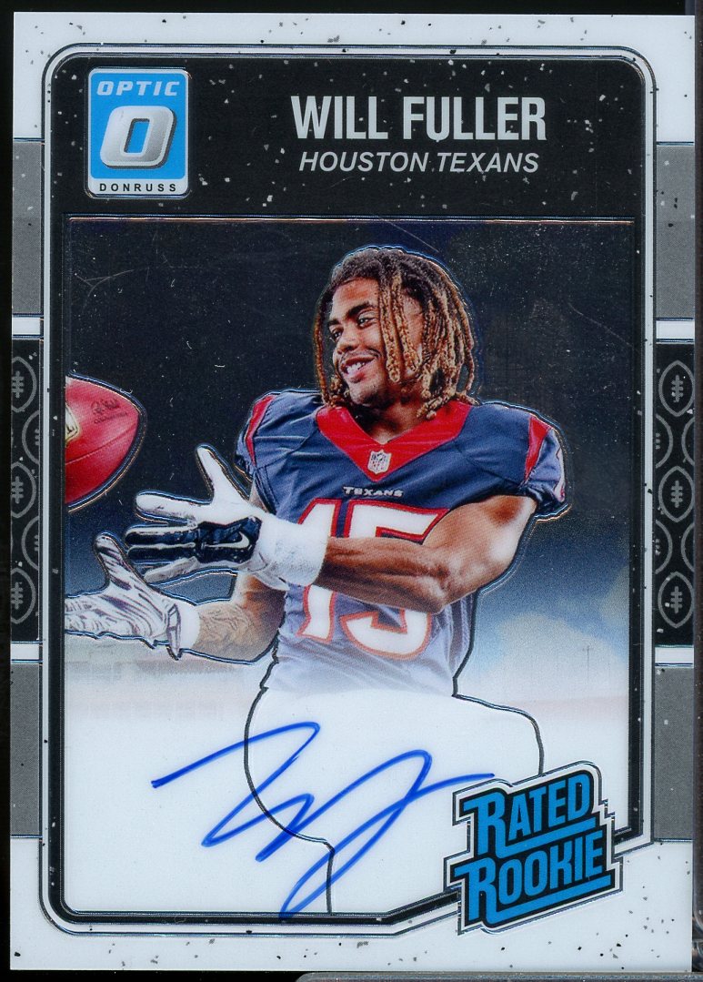 Will Fuller V Rookie Card 2016 Donruss Optic Rated Rookies Autographs #200  Image 1