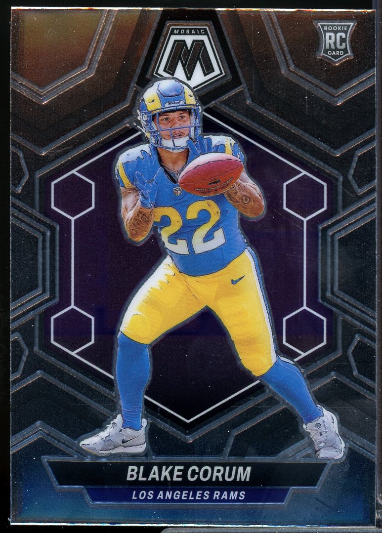 Blake Corum Rookie Card 2024 Panini Mosaic #368  Image 1