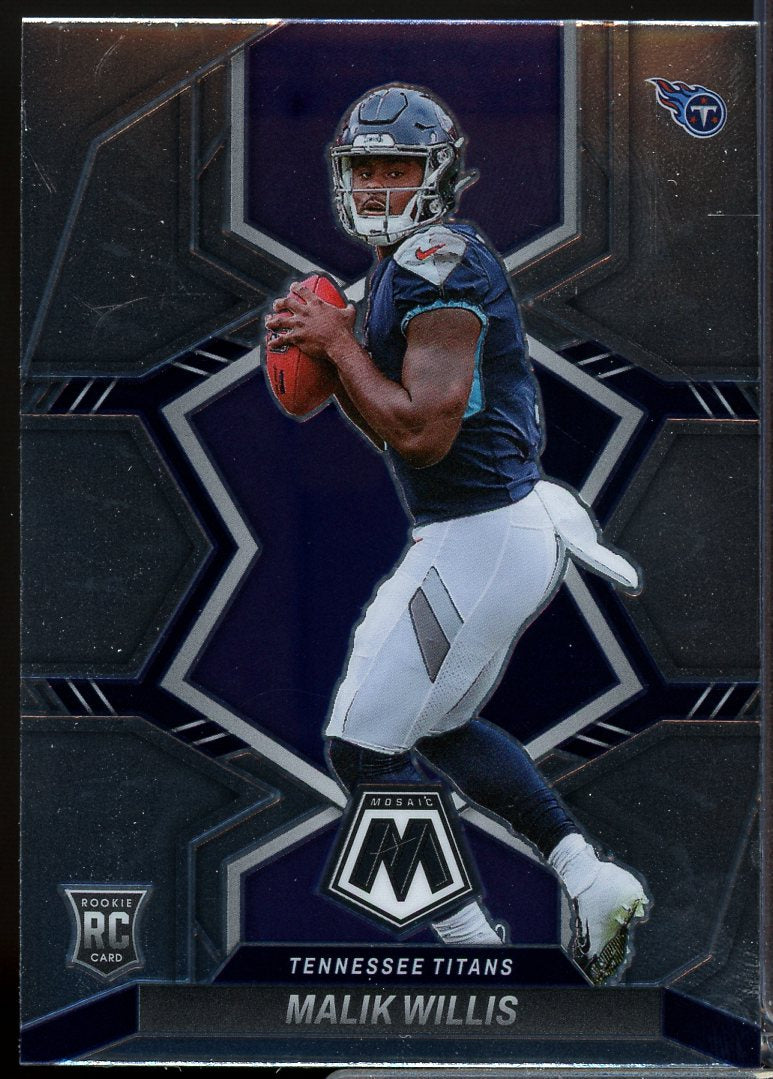 Malik Willis Rookie Card 2022 Panini Mosaic #302  Image 1