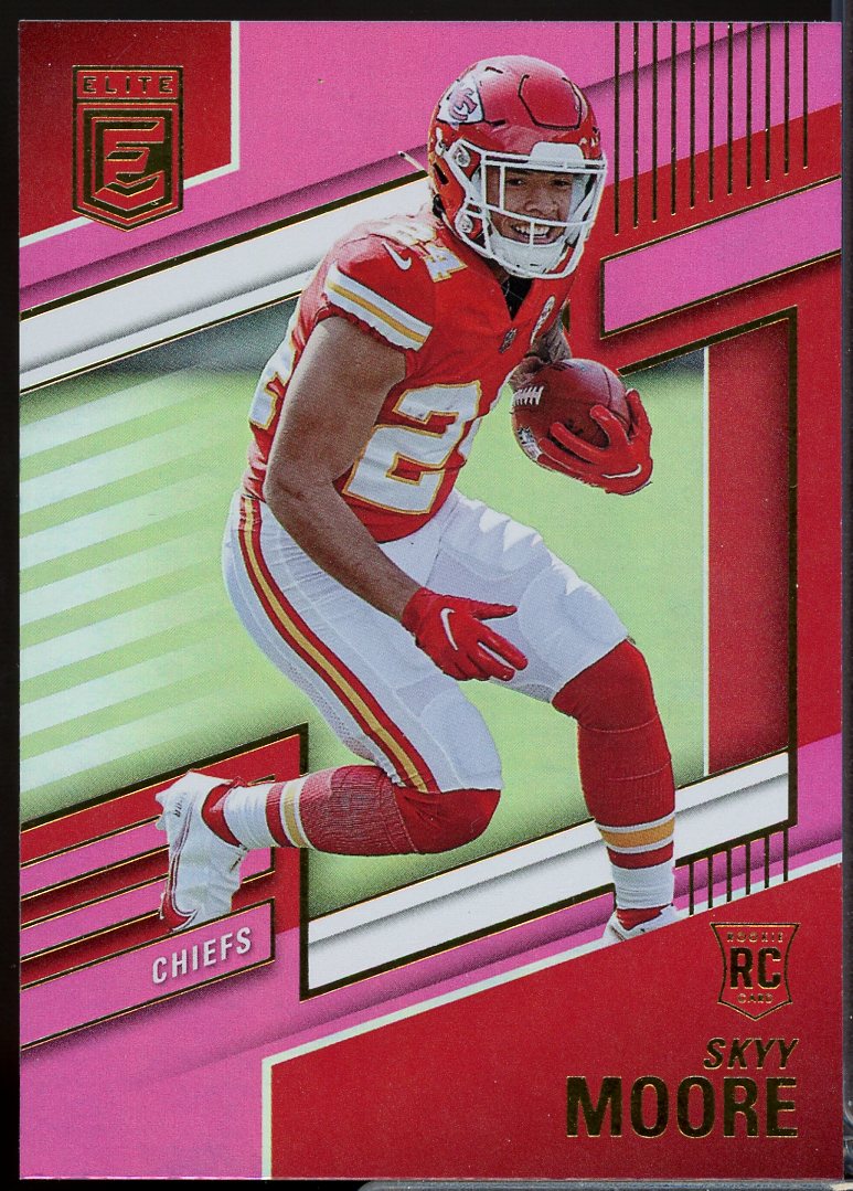 Skyy Moore Rookie Card 2022 Elite Pink #156  Image 1