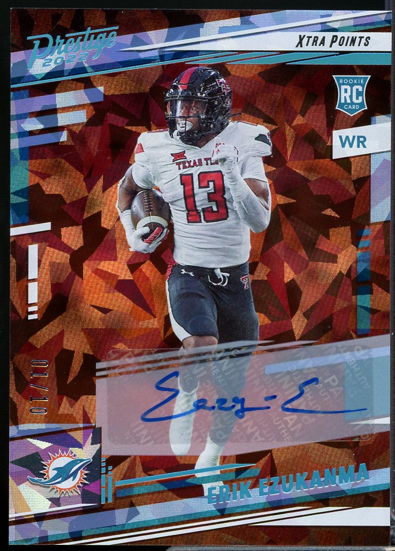 Erik Ezukanma RC 2022 Prestige Xtra Points Signatures Premium Platinum #369  Image 1