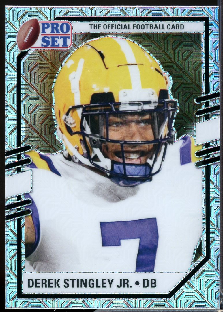 D. Stingley Jr. 2022 Pro Set Metal Draft Prospects Portraits Mojo Silver #PSPDS1  Image 1