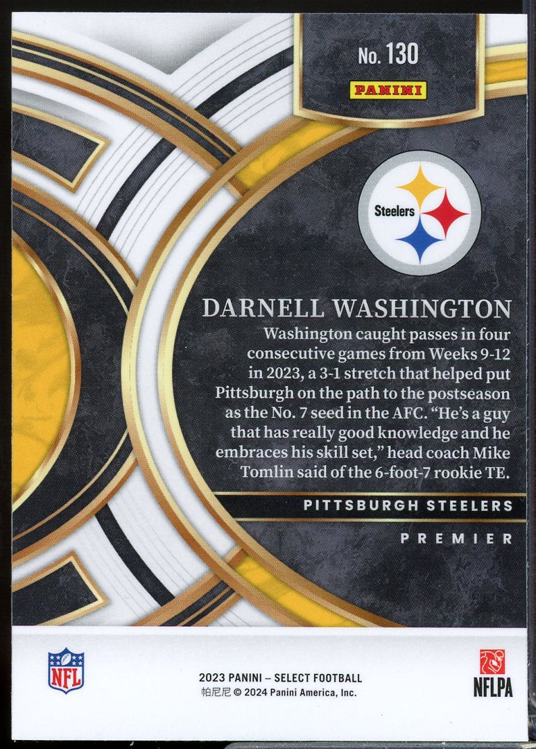 Darnell Washington Rookie Card 2023 Select #130  Image 2