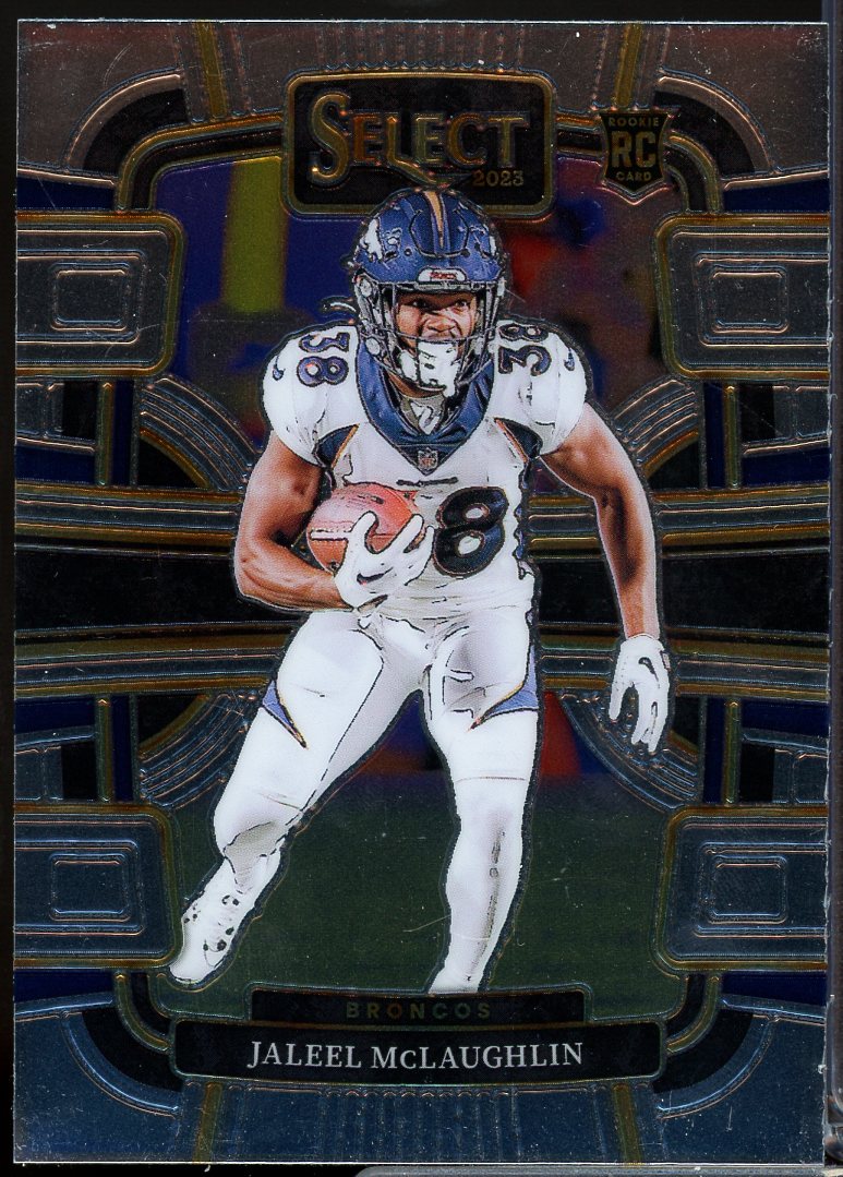 Jaleel McLaughlin Rookie Card 2023 Select #32  Image 1