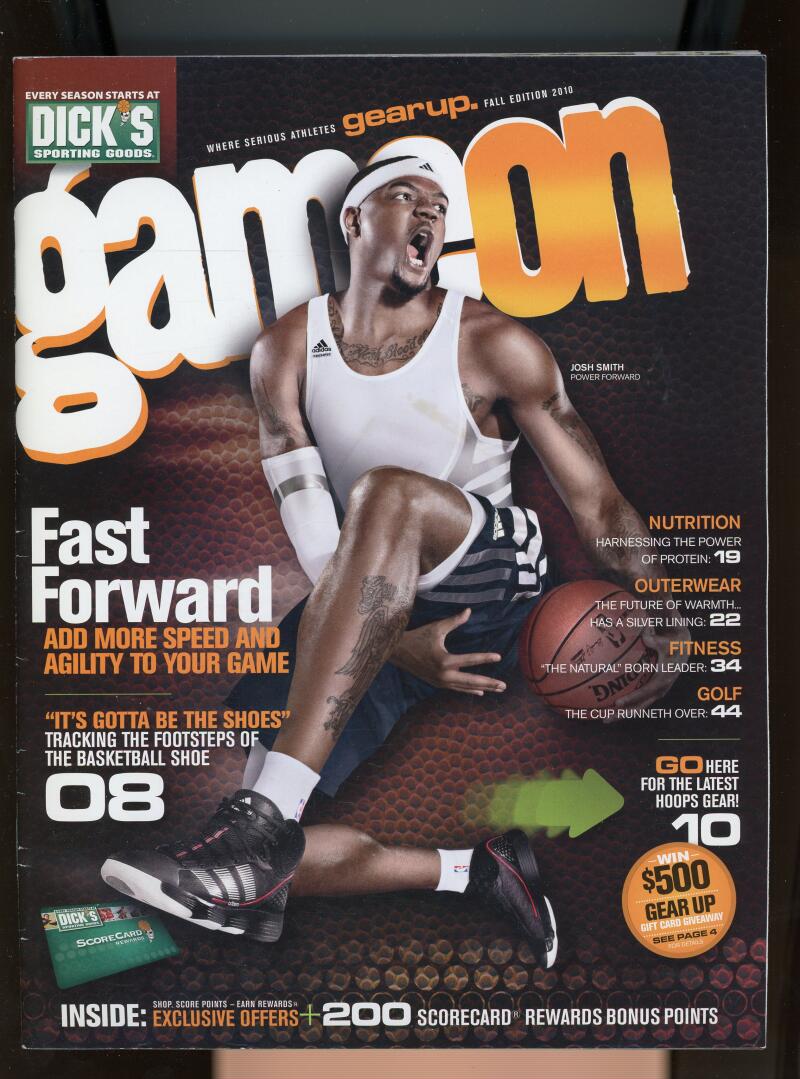 Game On Dicks Sporting Goods Magazine Fall 2010 Josh Smith Image 1