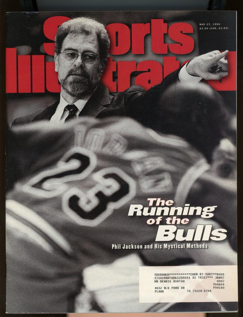 Sports Illustrated Magazine May 27 1996 Michael Jordan Phil Jackson Image 1