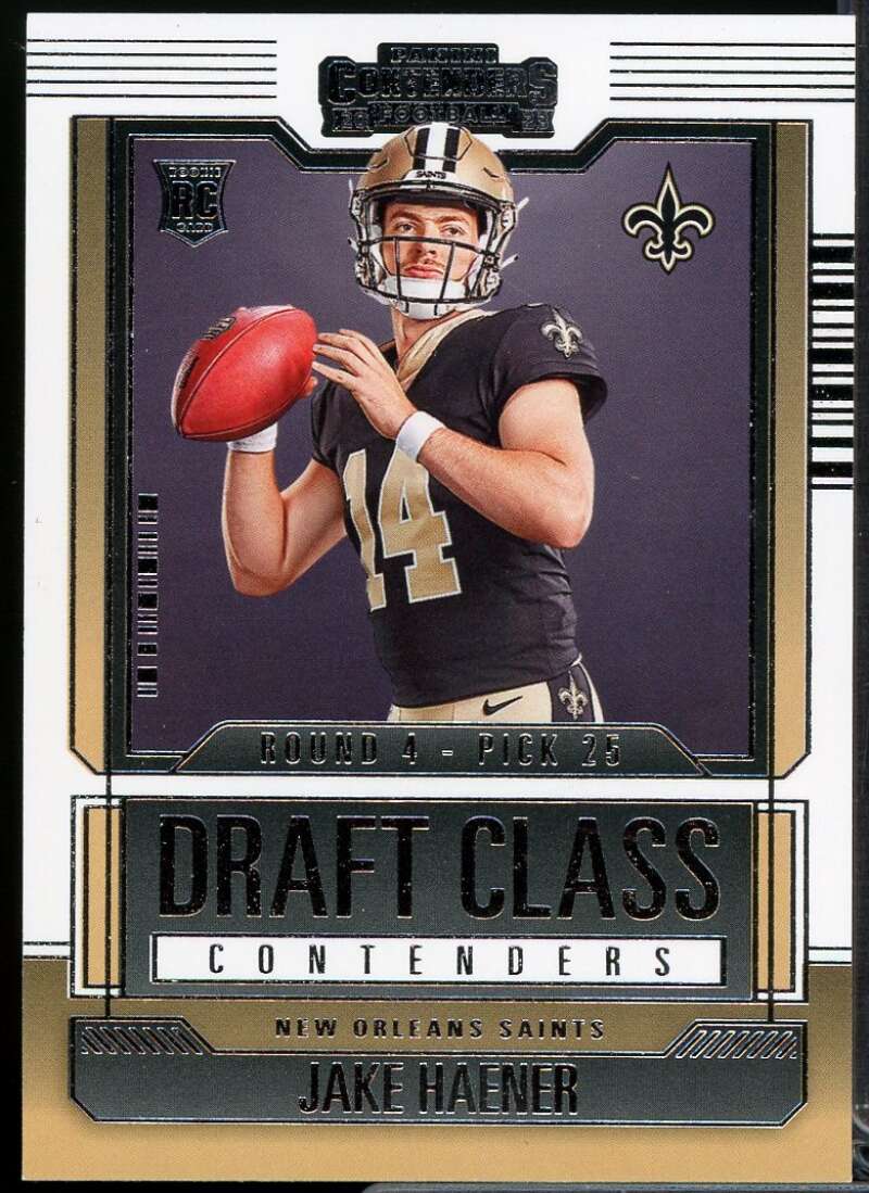 Jake Haener Rookie Card 2023 Panini Contenders Draft Class Contenders #10  Image 1