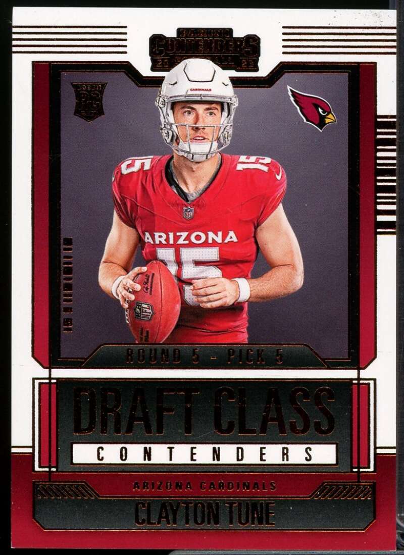 Clayton Tune Rookie 2023 Panini Contenders Draft Class Contenders Bronze #6  Image 1