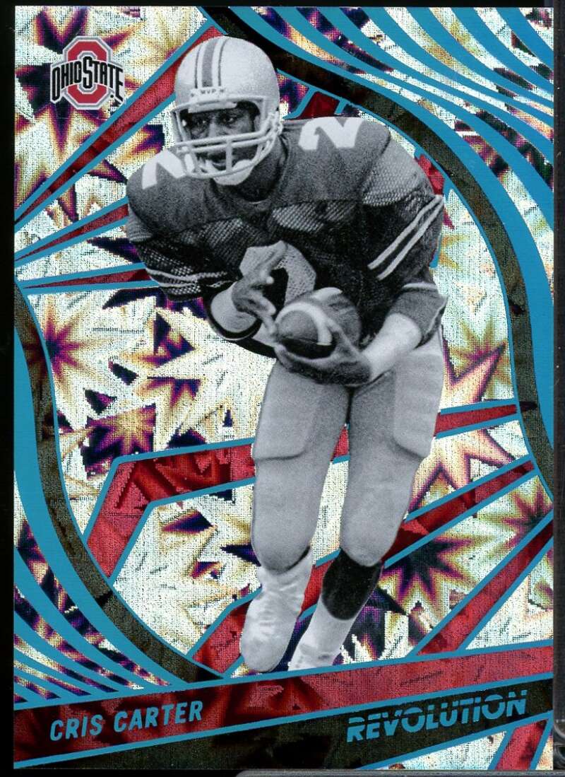 Cris Carter Card 2023 Panini Chronicles Draft Picks Revolution Impact #18  Image 1