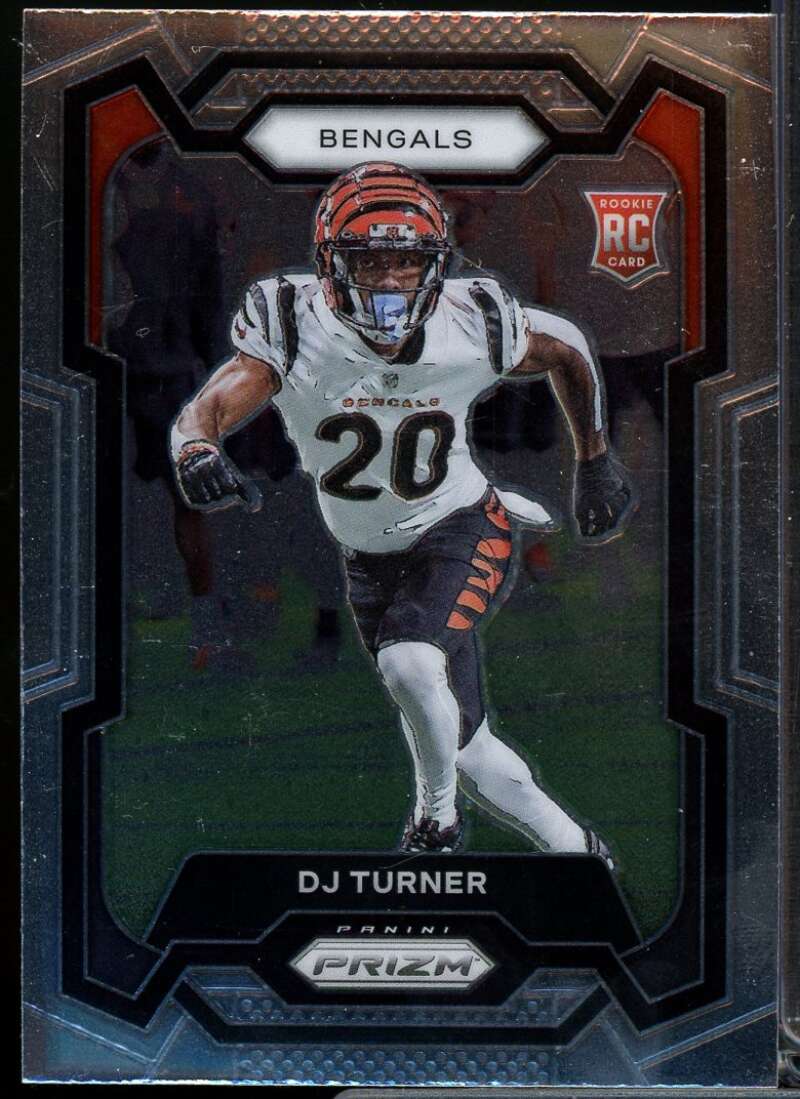 DJ Turner Rookie Card 2023 Panini Prizm #319  Image 1