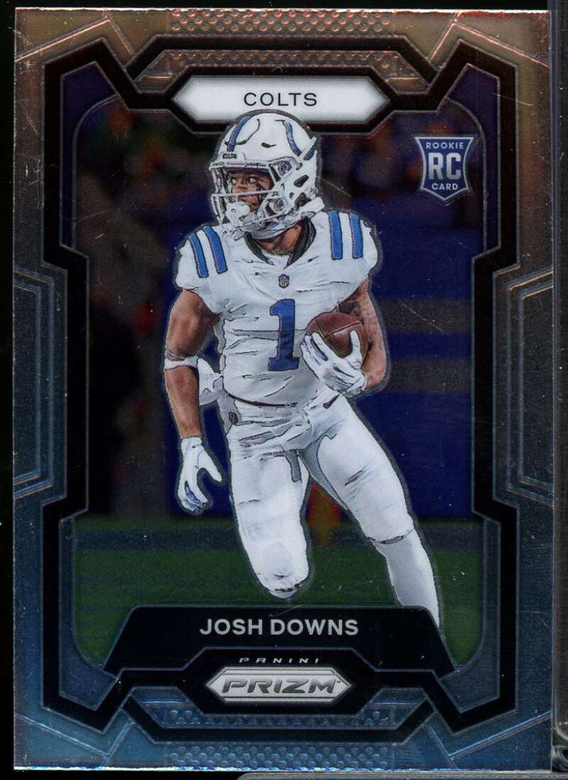 Josh Downs Rookie Card 2023 Panini Prizm #345  Image 1