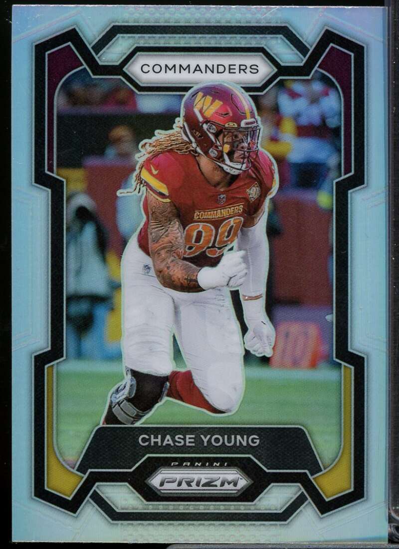 Chase Young Card 2023 Panini Prizm Prizms Silver #293  Image 1