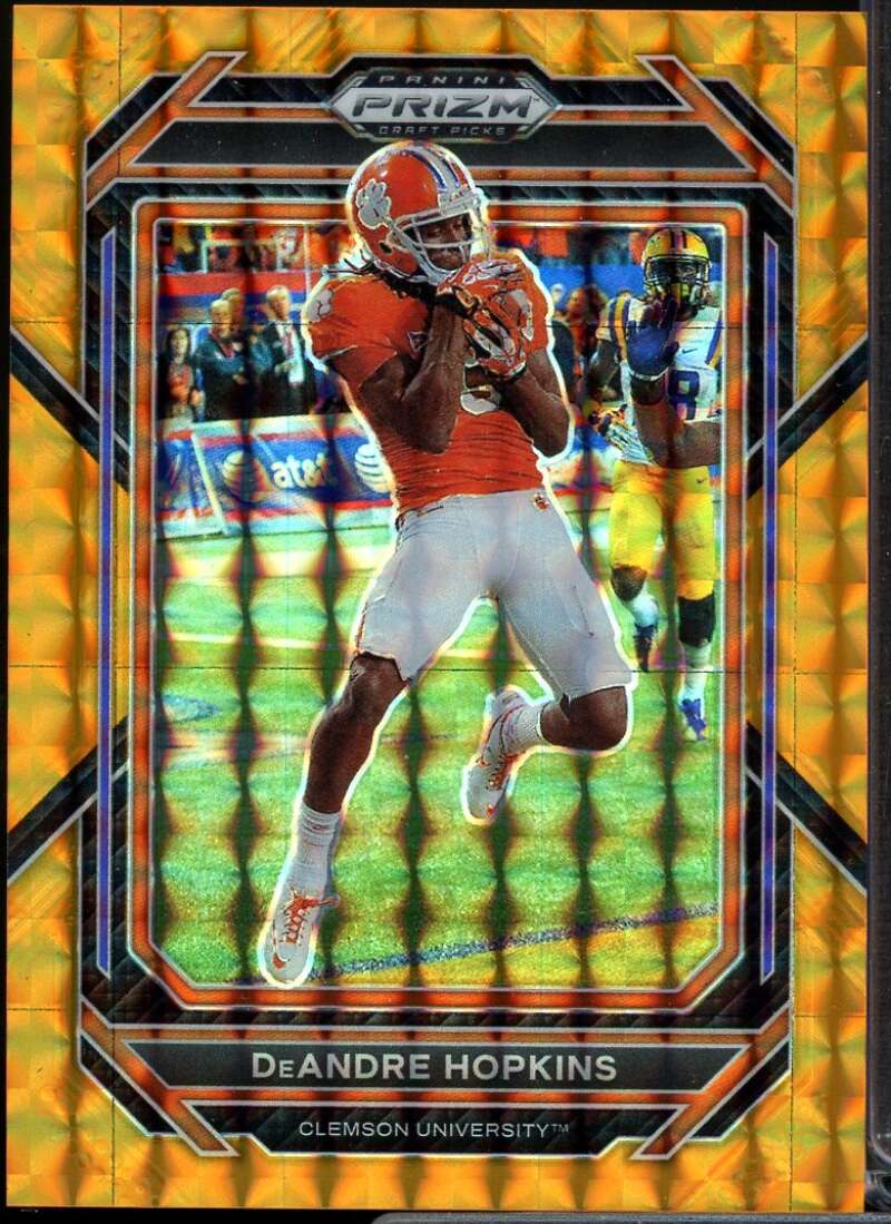 DeAndre Hopkins Card 2023 Panini Prizm Draft Picks Prizms Orange Finite #26  Image 1