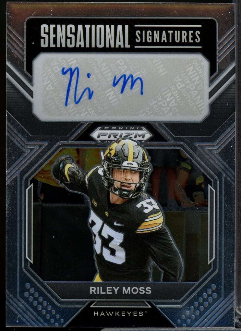 Riley Moss Rookie Card 2023 Panini Prizm Draft Picks Sensational Signatures #61  Image 1