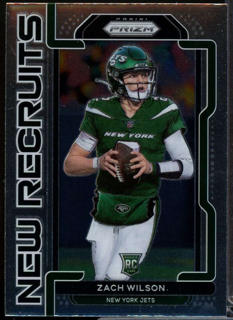 Zach Wilson Rookie Card 2021 Panini Prizm New Recruits #2  Image 1
