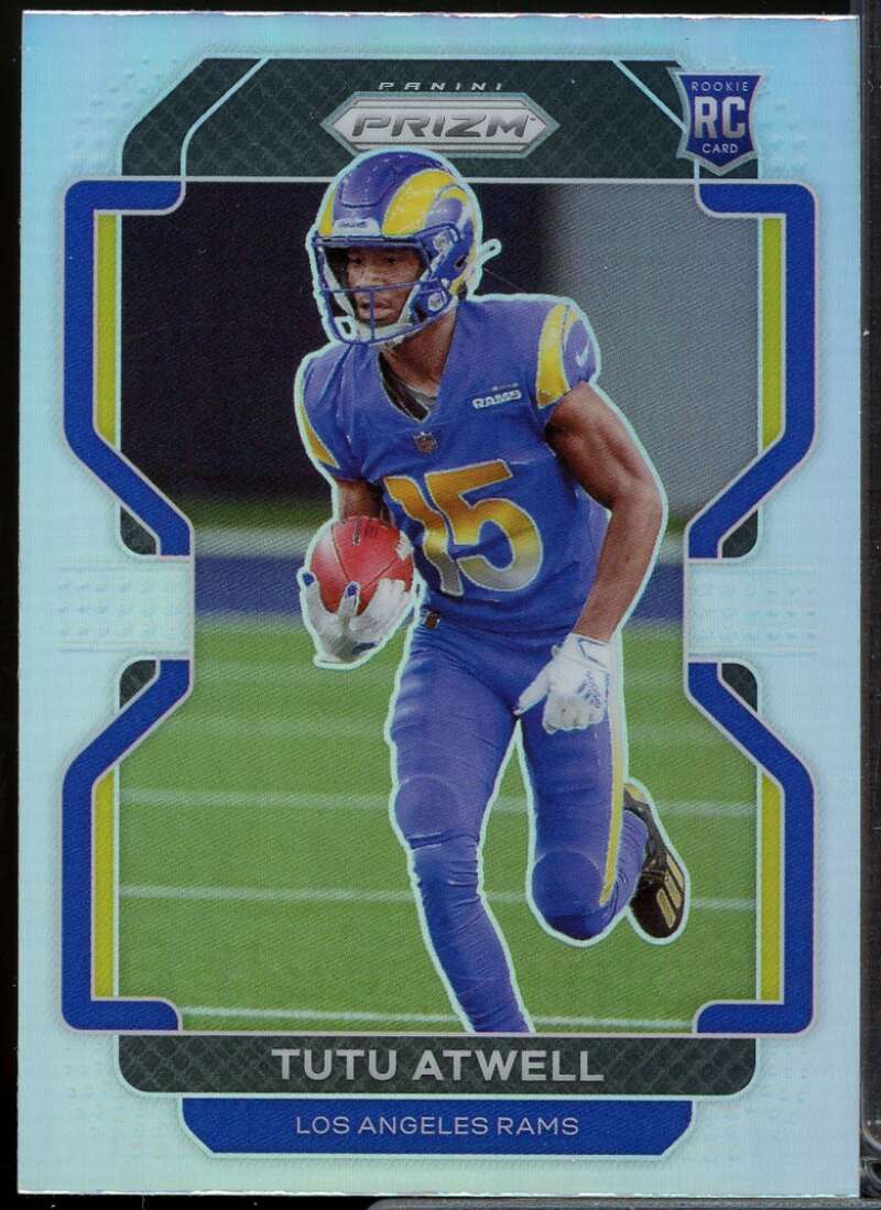 Tutu Atwell Rookie Card 2021 Panini Prizm Rookie Variations Prizms #350  Image 1