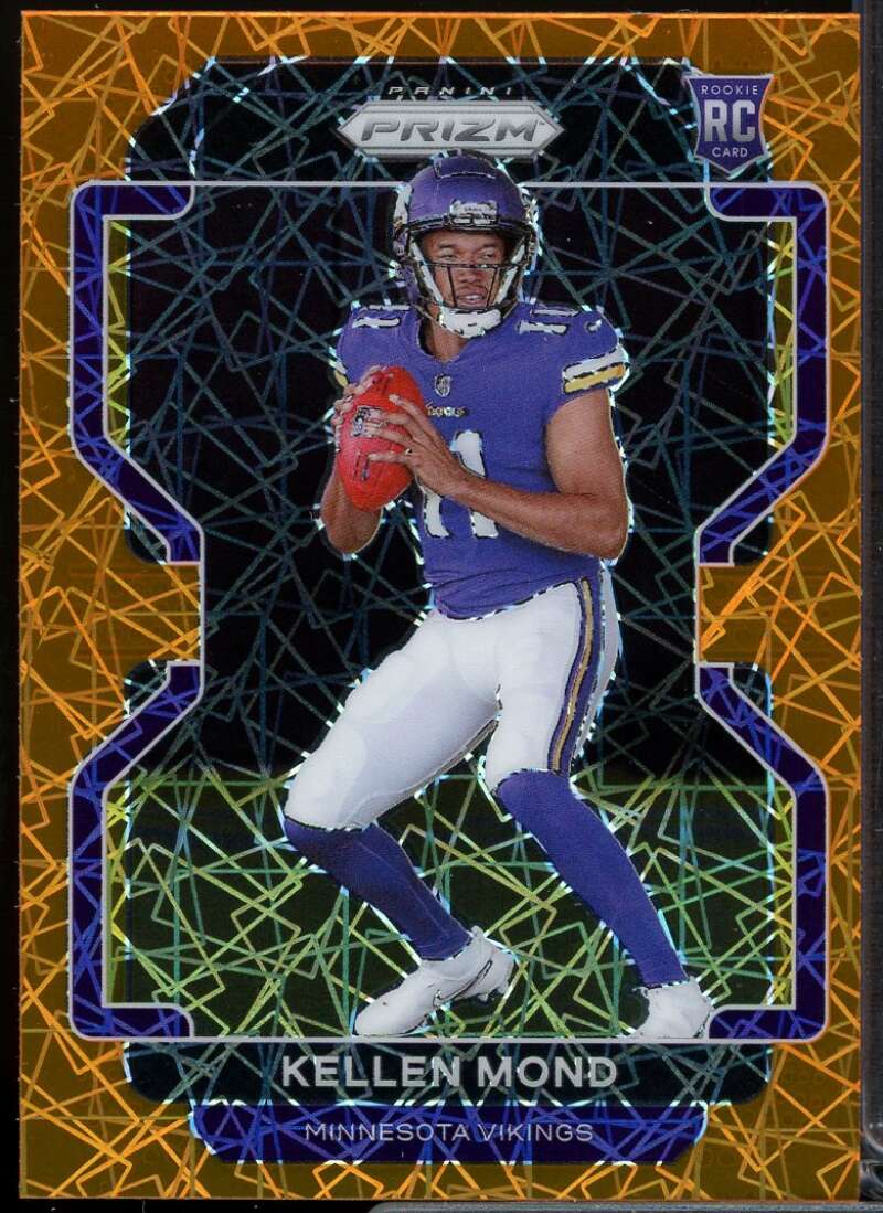 Kellen Mond Rookie Card 2021 Panini Prizm Prizms Lazer #351  Image 1