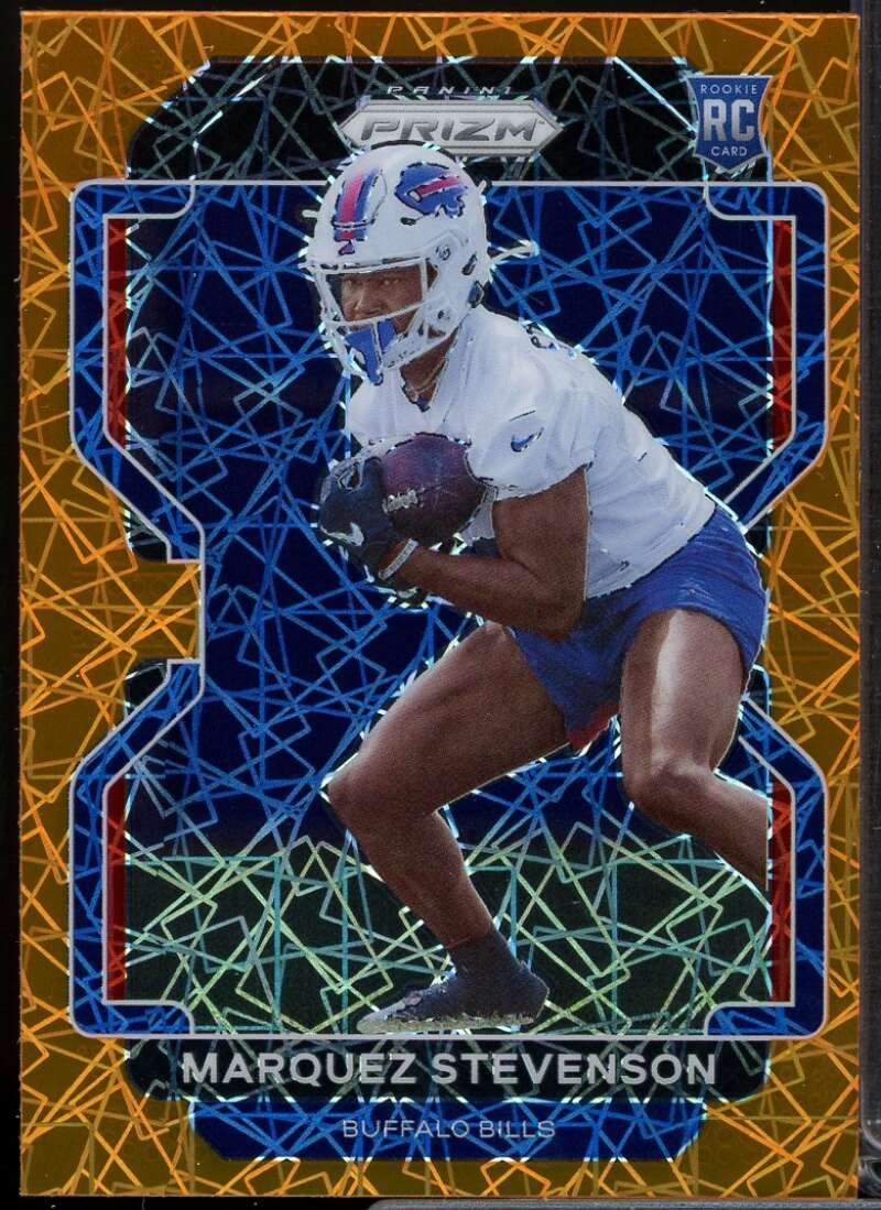 Marquez Stevenson Rookie Card 2021 Panini Prizm Prizms Lazer #407  Image 1