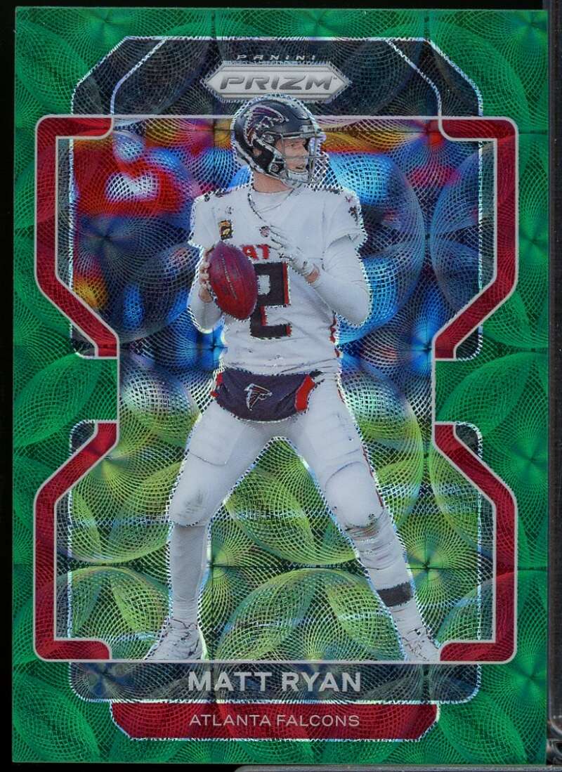 Matt Ryan Card 2021 Panini Prizm Prizms Green Scope #324  Image 1
