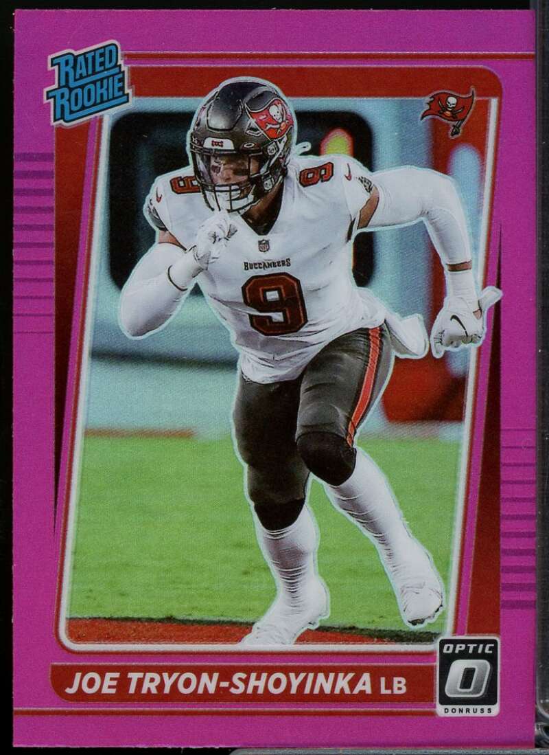 Joe Tryon-Shoyinka Rookie Card 2021 Donruss Optic Pink #255  Image 1