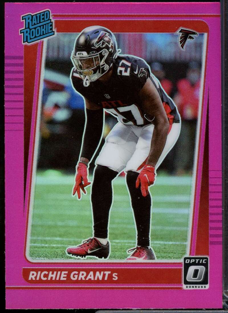 Richie Grant Rookie Card 2021 Donruss Optic Pink #269  Image 1