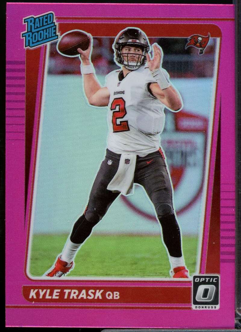 Kyle Trask Rookie Card 2021 Donruss Optic Pink #209  Image 1